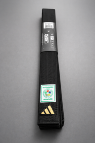 Adidas IJF Judo Black Belt - Elite Cotton Green Label