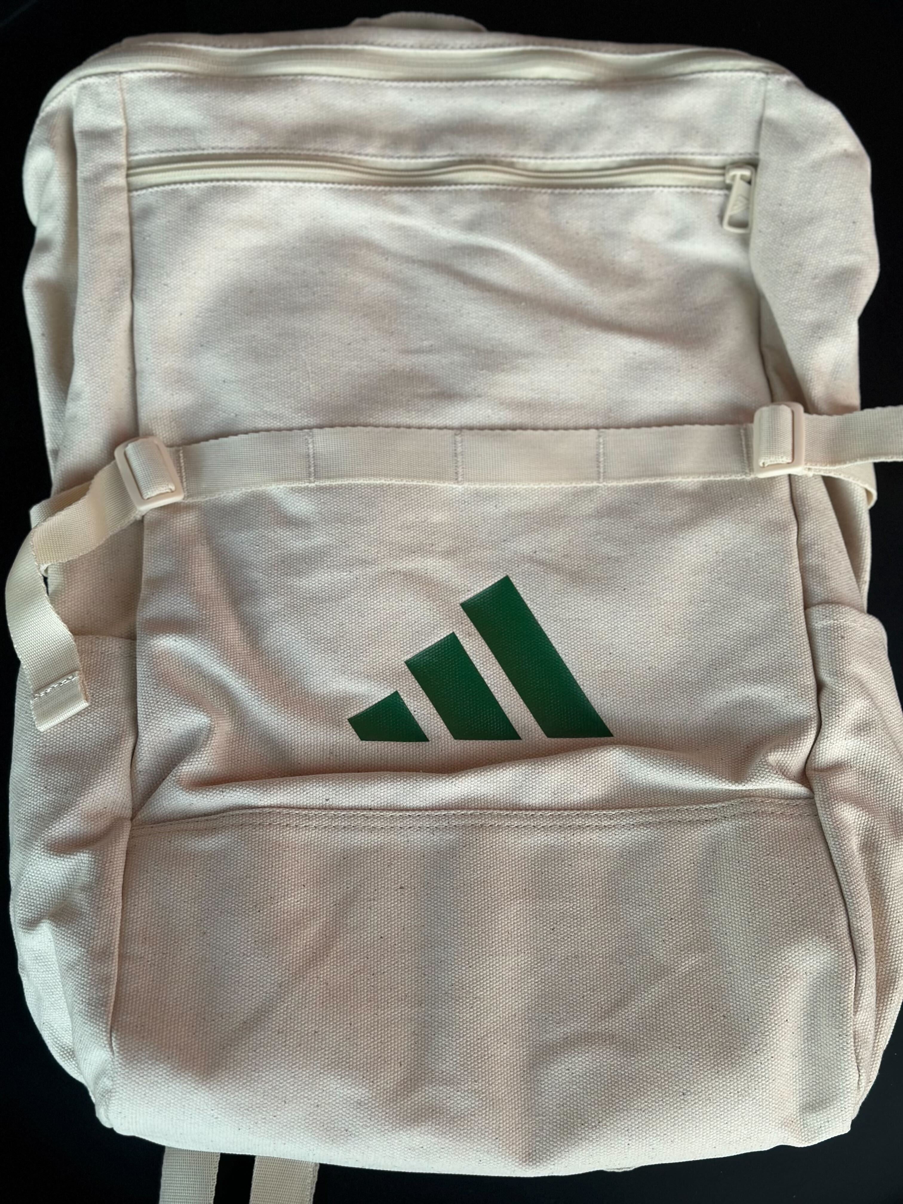 adidas Backpack Sport BackPack Canvas beige natural Bag Gymnasia Shop