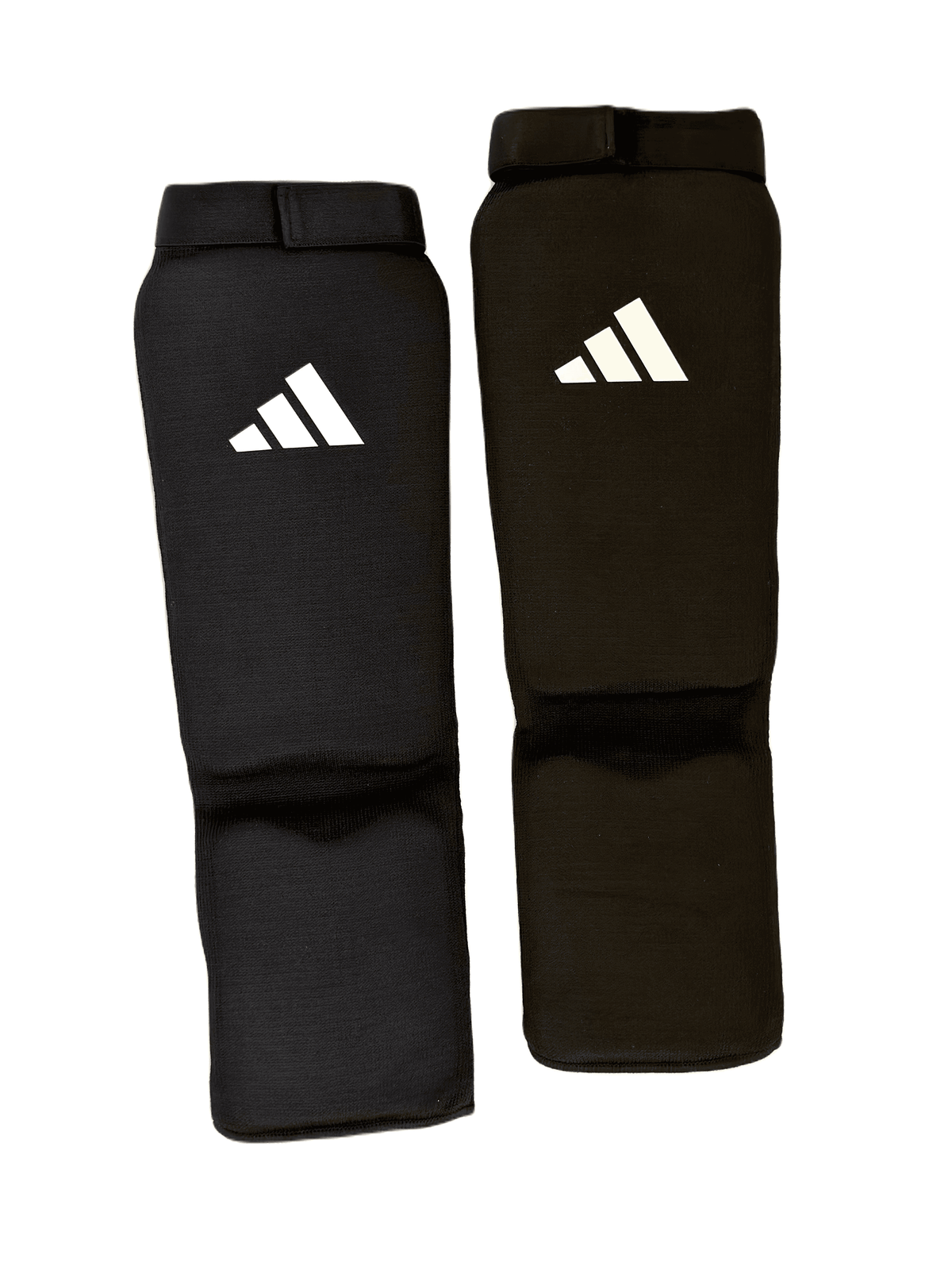 שני מגני שוק שחורים Adidas ADIBP08B, מבט מלפנים