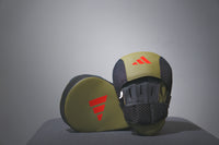 כפפות מיקוד Adidas Power 50 בירוק זית ואדום