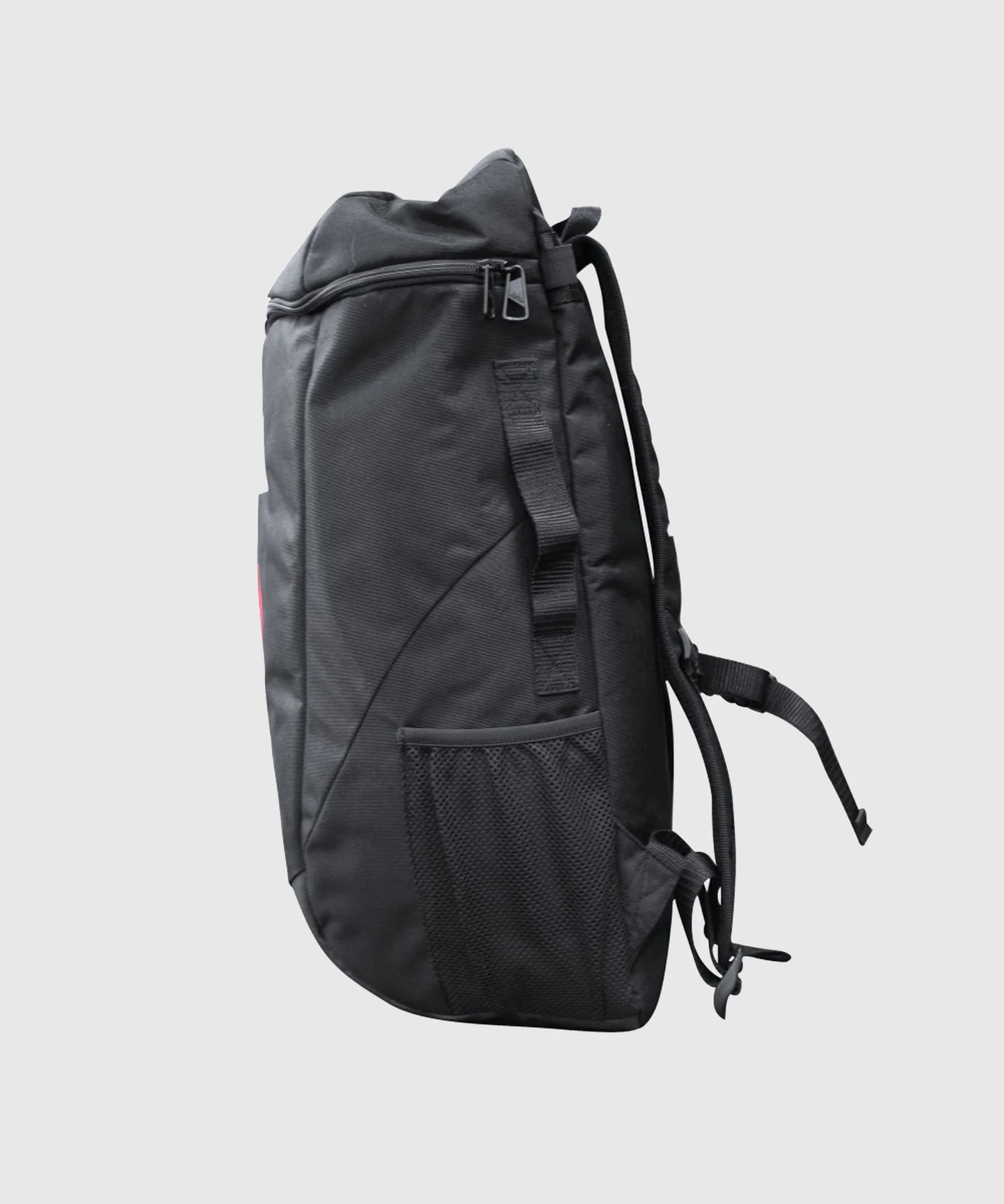 Side view of Adidas gym bag showing depth and capacity