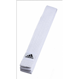 Adidas Club Judo Belt White 100% cotton with 8 row stitching and woven label