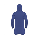 Adidas bench coat zipper detail and fabric texture