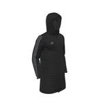 Close up of Adidas logo on official combat sports coat