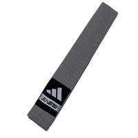 Adidas ADIBJJB-K çocuk jiu-jitsu kuşağı — gri