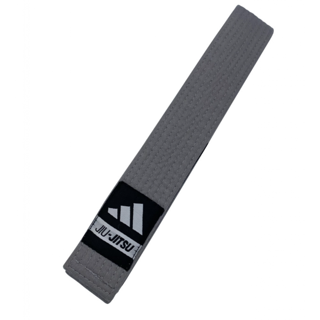 Adidas ADIBJJB-K çocuk jiu-jitsu kuşağı — gri