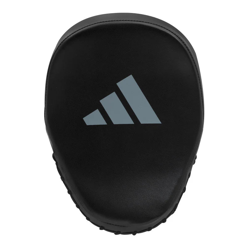Adidas Speed Coaching Mitts side view showing curved design and mesh ventilation