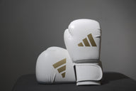 כפפות אגרוף Adidas Speed 50 בלבן וזהב
