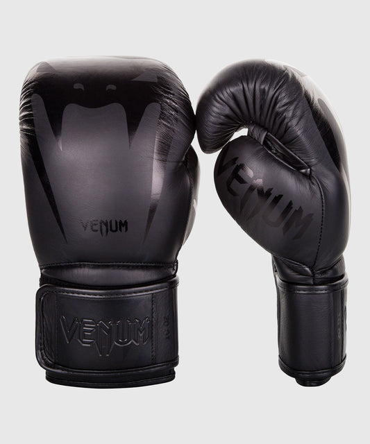 Venum Giant 3.0 Boxing Gloves - Nappa Leather - Black/White/Gold