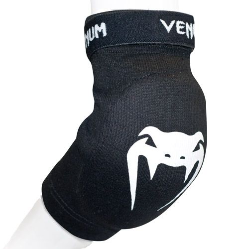 Venum Kontact Elbow Protector Black suitable for Muay Thai and MMA training