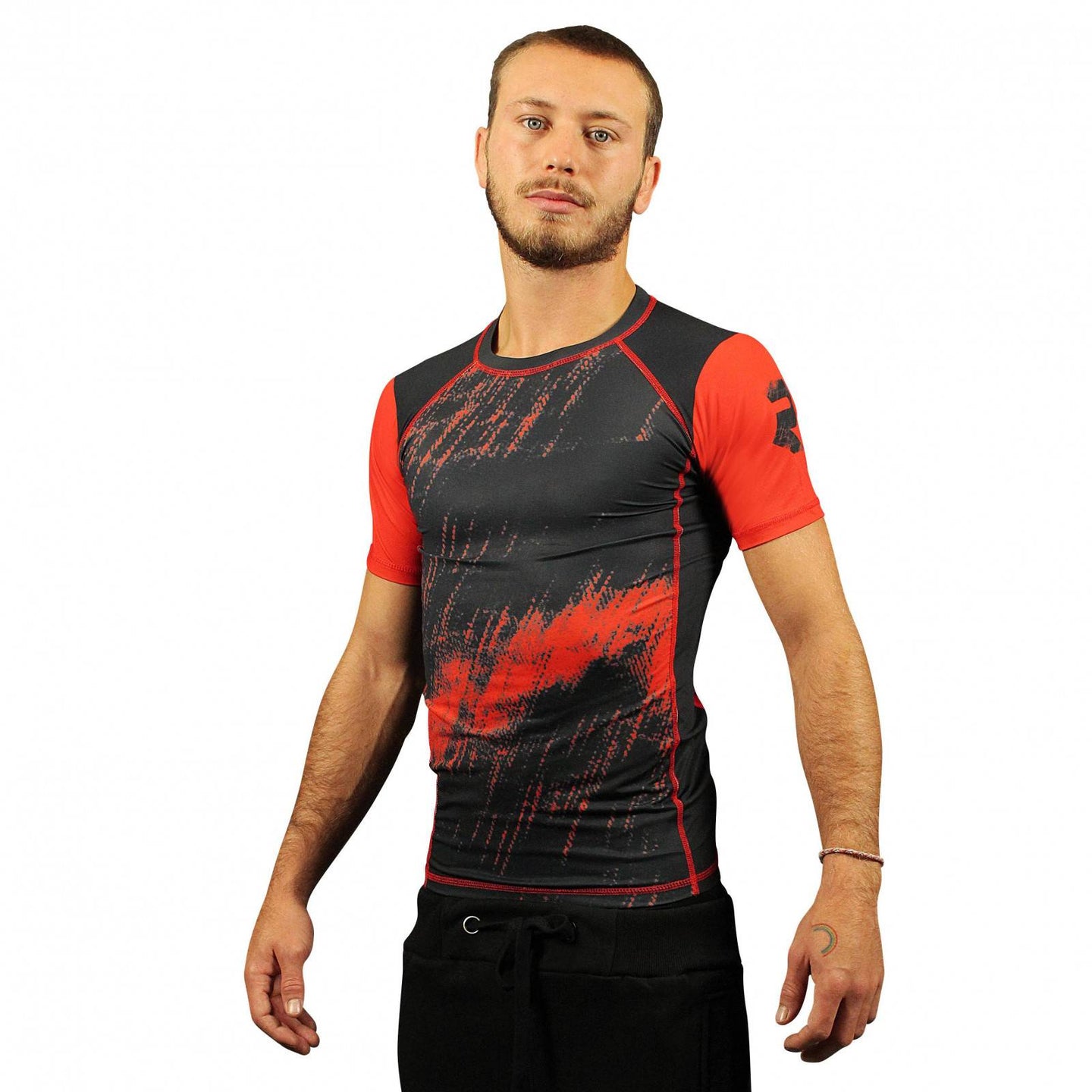 Fight Art Short-Sleeved Rash guard - Fire Model