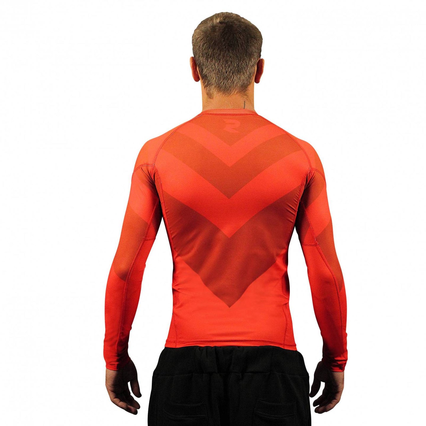 Fight Art RedTone Rashguard Back Detail - Compression Shirt for Grappling