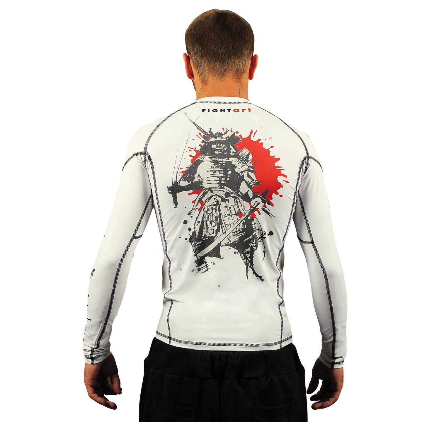 Fight Art Gano Samurai Rash Guard Back Detail BJJ Gear